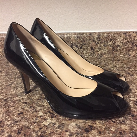 Cole Haan Shoes Cole Haan Nike Air Carma Open Toe Patent Pump Poshmark