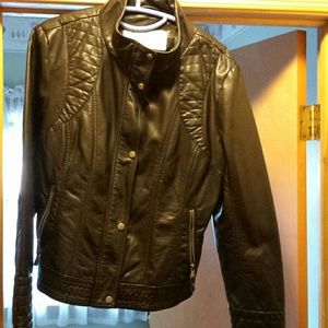 Jessica Simpson leather jacket
