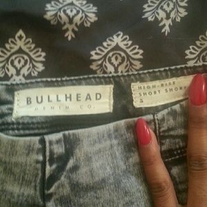 Bullhead Denim high waist shorts