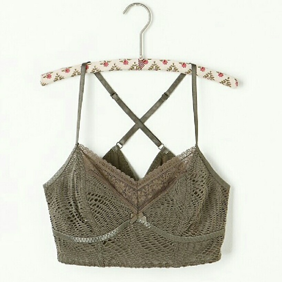 ISO Free People Rochelle Lace Crop Bra szL