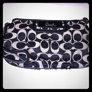Coach fabric Wristlet