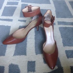 Audrey Brooke ankle strap heels