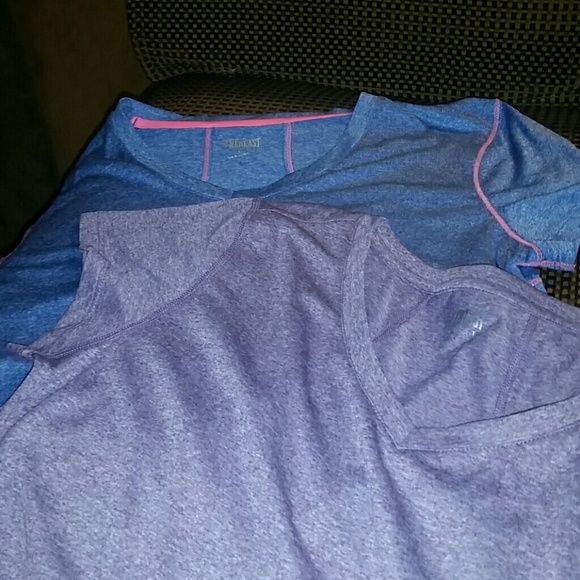 Two workout shirts.