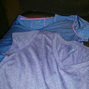 Two workout shirts.
