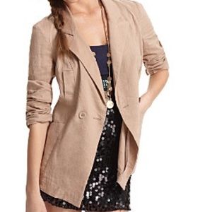 Free People Linen Blazer