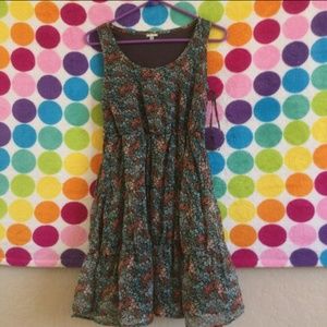 Charlotte Russe Multi-colored Sleeveless Dress