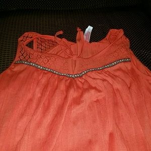 Orange tank top