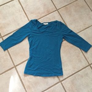 Blue 3/4th sleeved shirt
