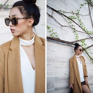 New TopShop Wool Trench Coat