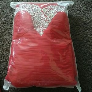 Red prom dress