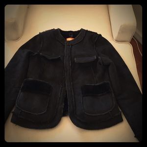 Black Faux Shearling Jacket
