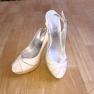 BCBG Patent Leather Slingbacks