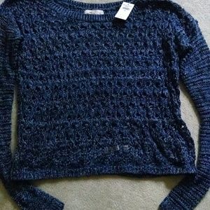 Dark blue Hollister Knit sweater