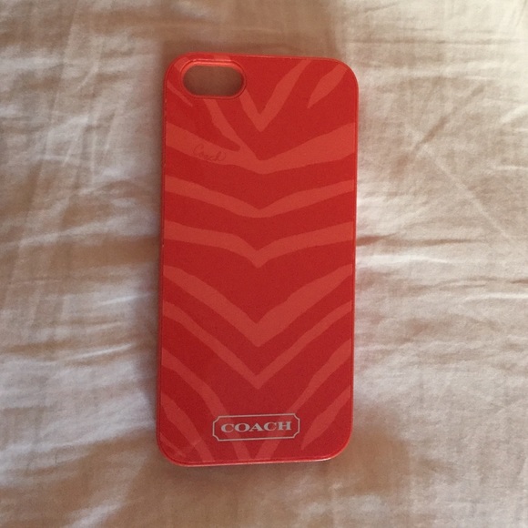 AUTHENTIC Coach iPhone 5 case - Picture 1 of 2