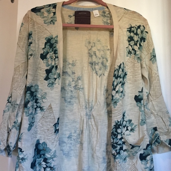 Anthropologie open front cardigan