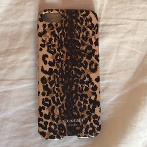AUTHENTIC Coach iPhone 5 case