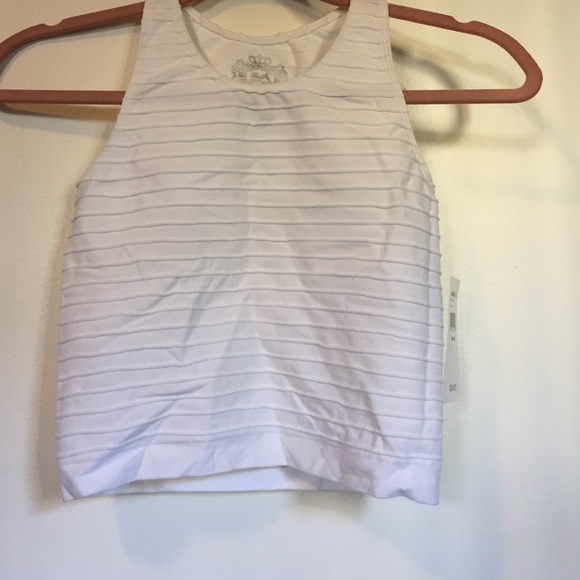 Sugar lips white crop top