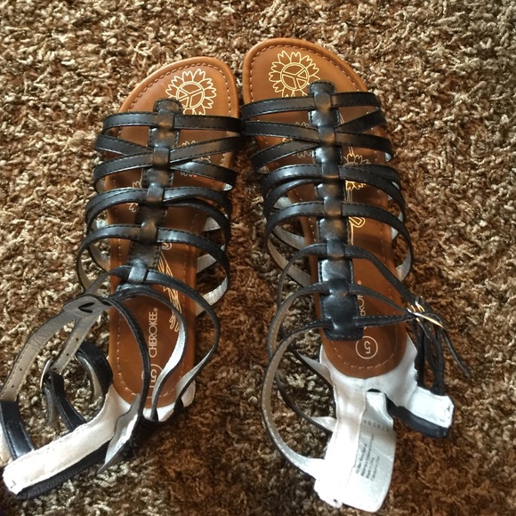 Black sandals