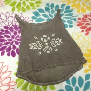 Brandy Melville Aztec print crop top