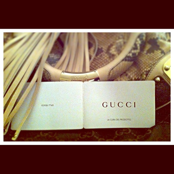 New Gucci Python Purse - Picture 1 of 4