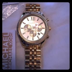 Men's Gold Michael Kors Watch