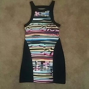 Multi colored mini dress