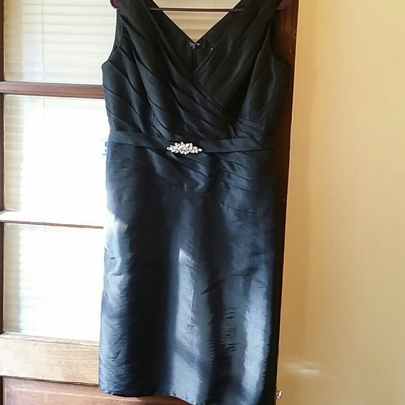 Jade Couture 2 piece eloquent Black lined dress