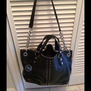 Large Michael Kors "Astor" satchel.