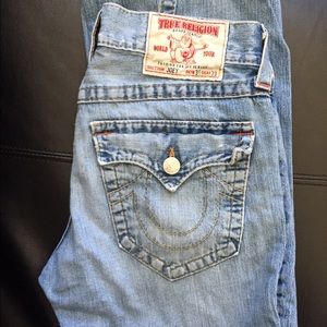 True Religion "Joey" Men's 31 Bootcut 30 length