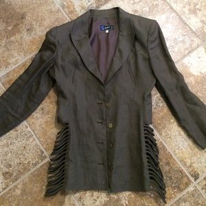 Montana Linen Olive Blazer