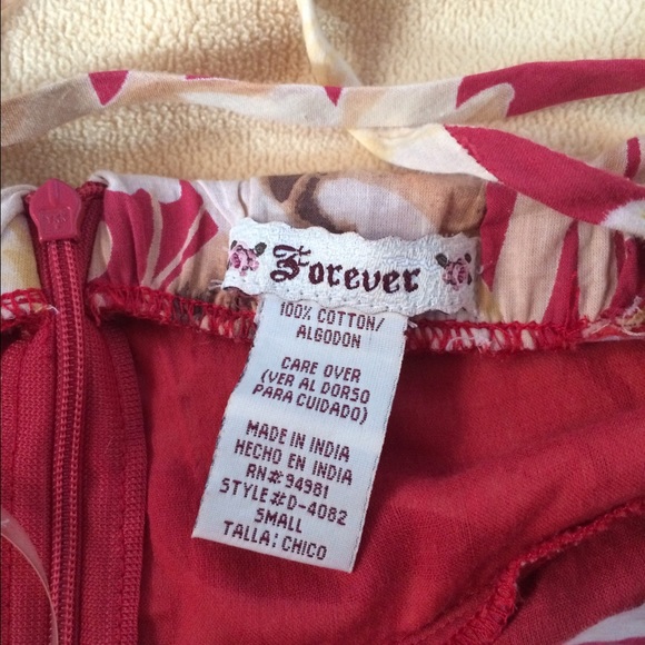 Floral Sun dress sz small - Picture 3 of 3