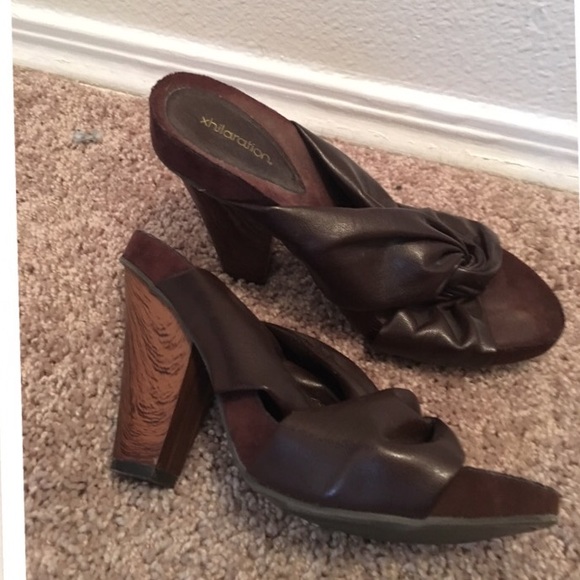 Brown heels