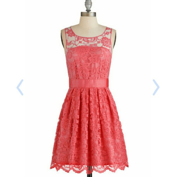 Modcloth BB Dakota Coral Dress New with tags