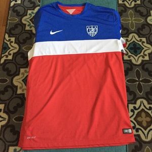 Nike Dri-Fit Men's USA Soccer Jersey- Size L