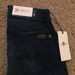 7 for all mankind size 24 new with tags