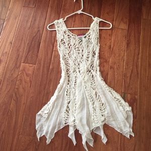 Cover up crochet dress