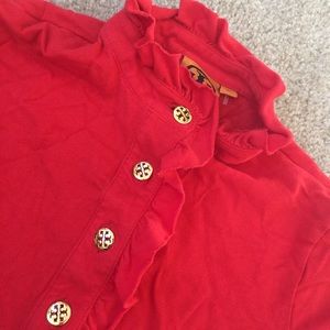 Orange Tory Burch Polo LIKE BRAND NEW