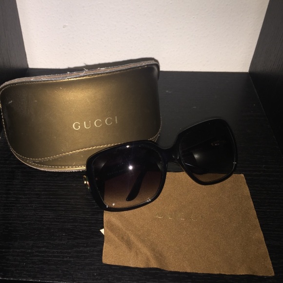 Gucci 59mm oversized square sunglasses