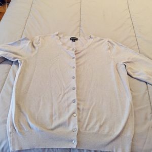 Gray cardigan - light gray/silver