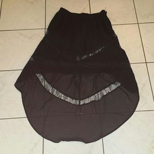 Hi Low Chiffon Skirt