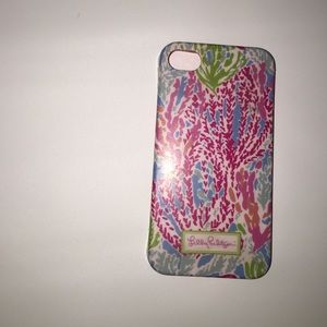 Lilly Pulitzer iPhone 4/4s Case, Coral Design.