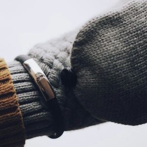 NuShu Symbol Silicone Bracelet