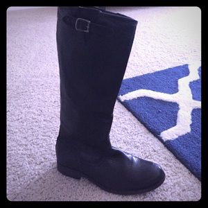 Frye pips leather knee boots, size 6