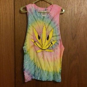 Authentic UNIF Weed Smiley Tank