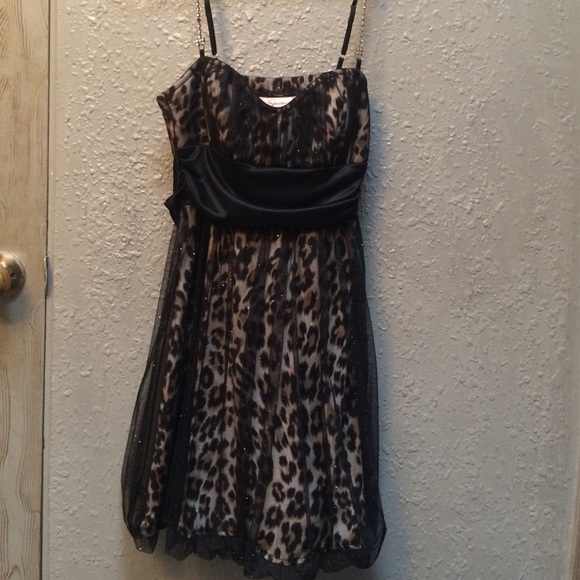 Leopard party dress