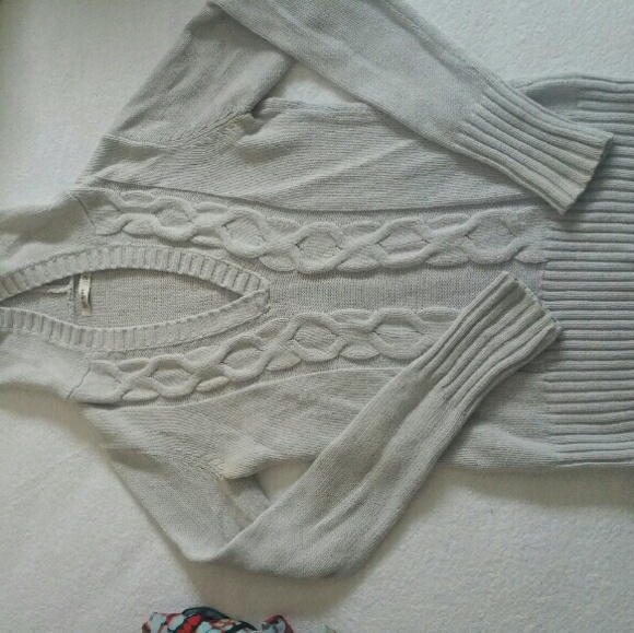 Grey knit sweater from F21 - Picture 1 of 3