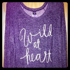 Long sleeve black slightly cropped sweater