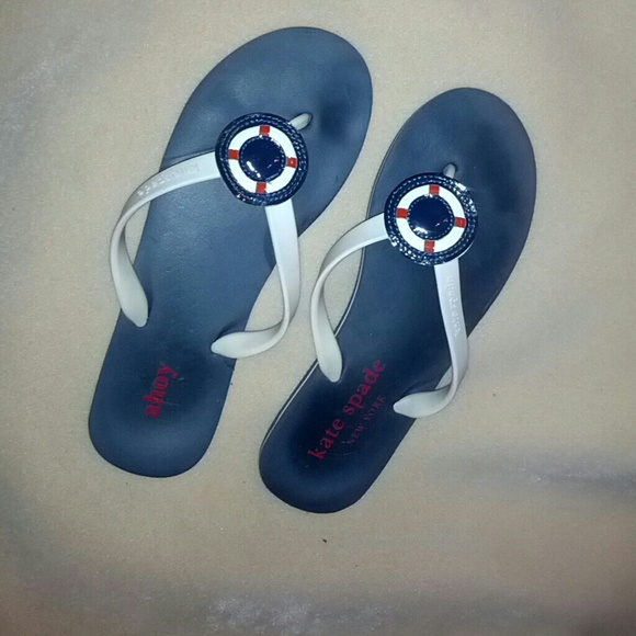 Kate Spade Nautical flops - Picture 2 of 3