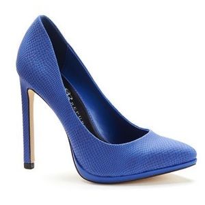 Blue Snakeskin Rock & Republic Heels