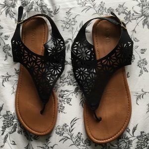 Black sandals